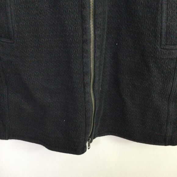 Eileen Fisher Women's High-Collar Jacket Full Zip Cotton Black Size XS - Picture 2 of 13
